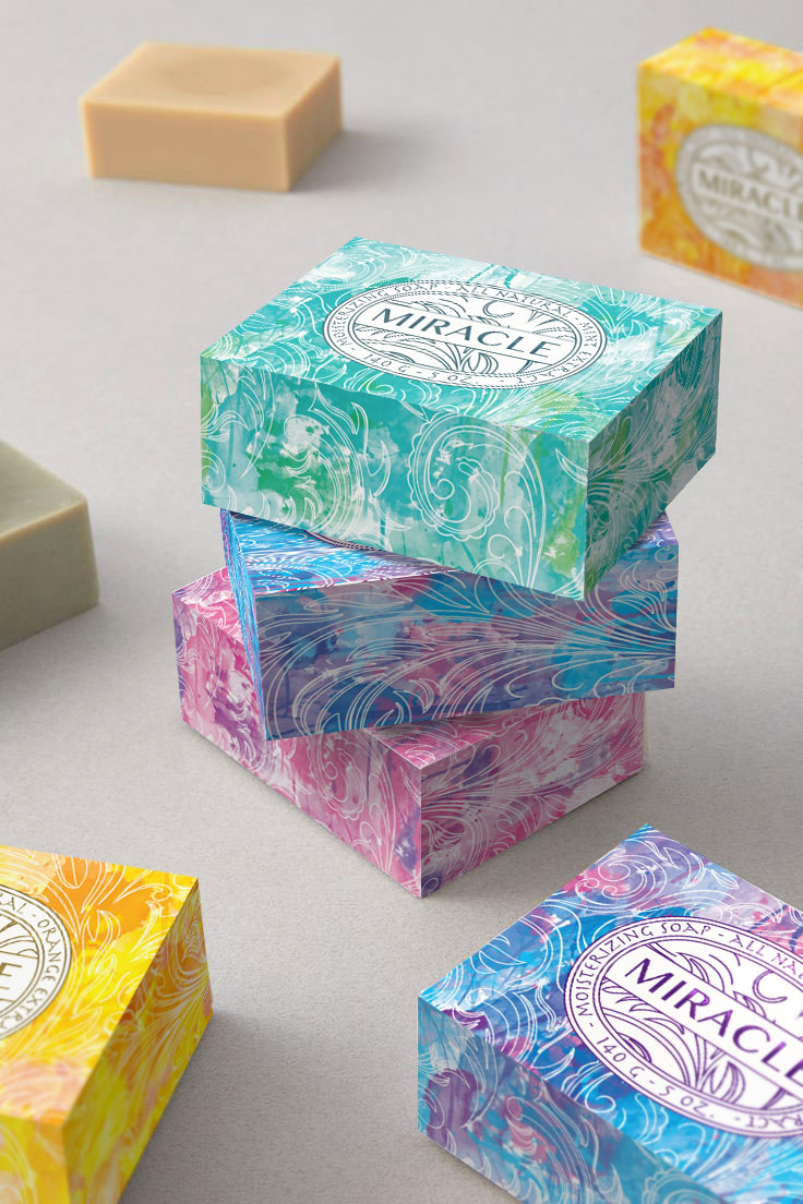 image2-miracle-soap-packaging-design Miracle soap packaging design. By Color.zone creative agency.
